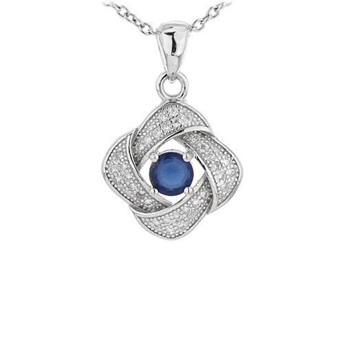 pendentif femme argent zirconium 8301019