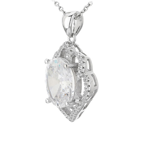 pendentif femme argent zirconium 8301022 pic2