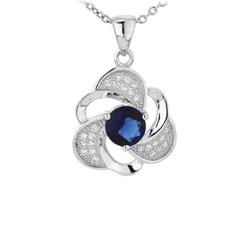 pendentif femme argent zirconium 8301027