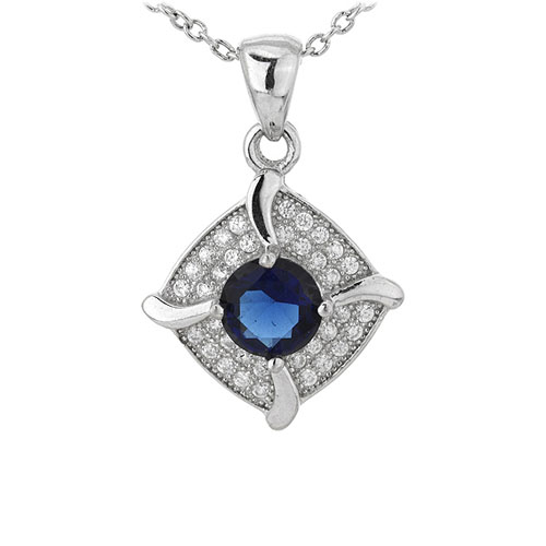 pendentif femme argent zirconium 8301030