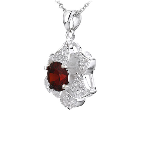 pendentif femme argent zirconium 8301037 pic2