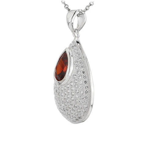 pendentif femme argent zirconium 8301041 pic2