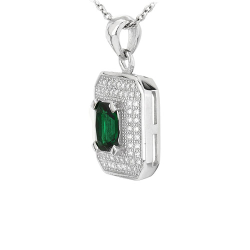 pendentif femme argent zirconium 8301044 pic2