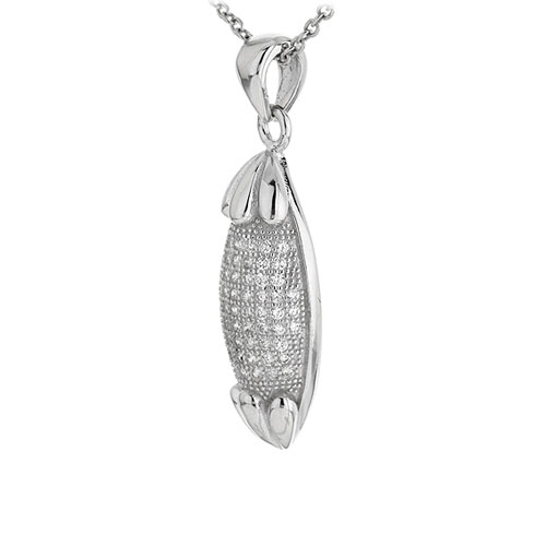 pendentif femme argent zirconium 8301046 pic2