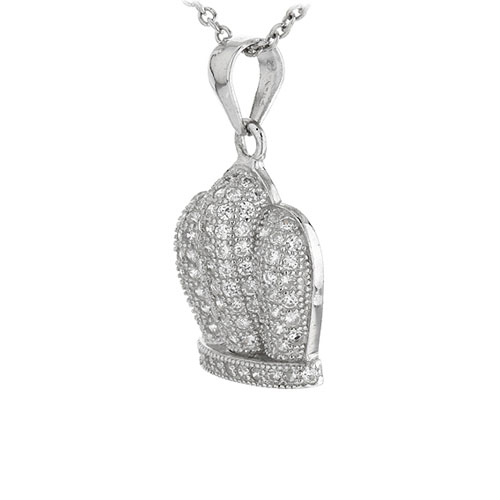 pendentif femme argent zirconium 8301047 pic2