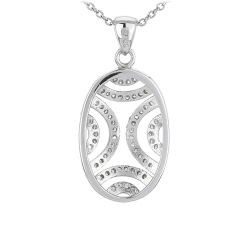 pendentif femme argent zirconium 8301057 pic3
