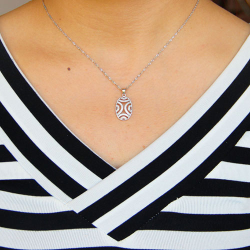 pendentif femme argent zirconium 8301057 pic4