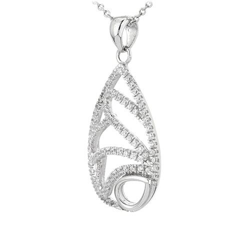 pendentif femme argent zirconium 8301063 pic2