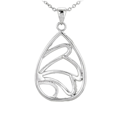 pendentif femme argent zirconium 8301063 pic3