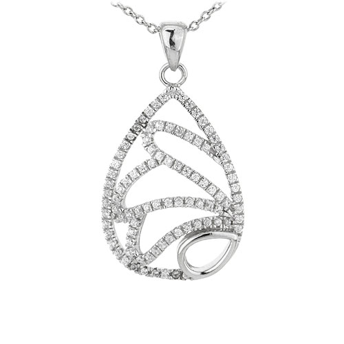 pendentif femme argent zirconium 8301063