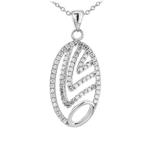 pendentif femme argent zirconium 8301064