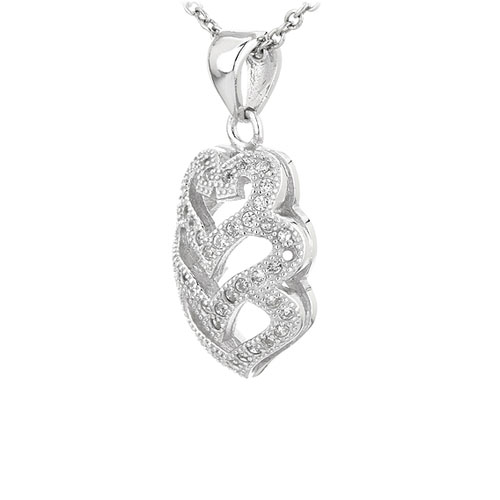 pendentif femme argent zirconium 8301065 pic2