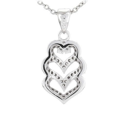 pendentif femme argent zirconium 8301065 pic3