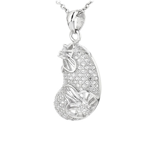 pendentif femme argent zirconium 8301066 pic2