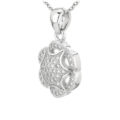 pendentif femme argent zirconium 8301068 pic2