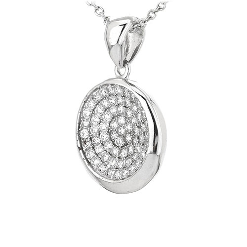 pendentif femme argent zirconium 8301072 pic2