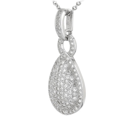 pendentif femme argent zirconium 8301074 pic2