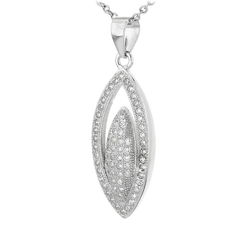 pendentif femme argent zirconium 8301075 pic2