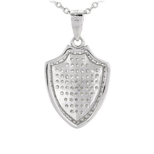 pendentif femme argent zirconium 8301076 pic3