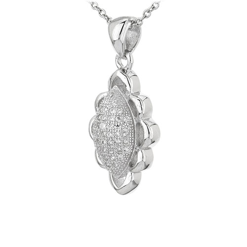 pendentif femme argent zirconium 8301077 pic2