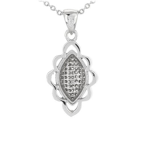 pendentif femme argent zirconium 8301077 pic3