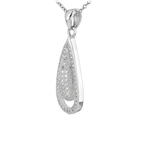 pendentif femme argent zirconium 8301078 pic2