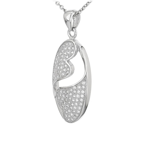 pendentif femme argent zirconium 8301080 pic2