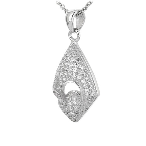 pendentif femme argent zirconium 8301083 pic2