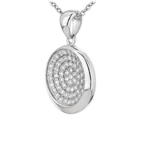 pendentif femme argent zirconium 8301084 pic2