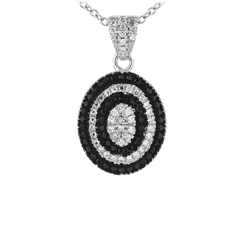 pendentif femme argent zirconium 8301088