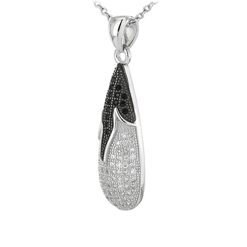 pendentif femme argent zirconium 8301089 pic2