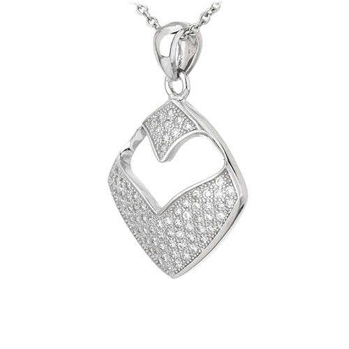 pendentif femme argent zirconium 8301090 pic2