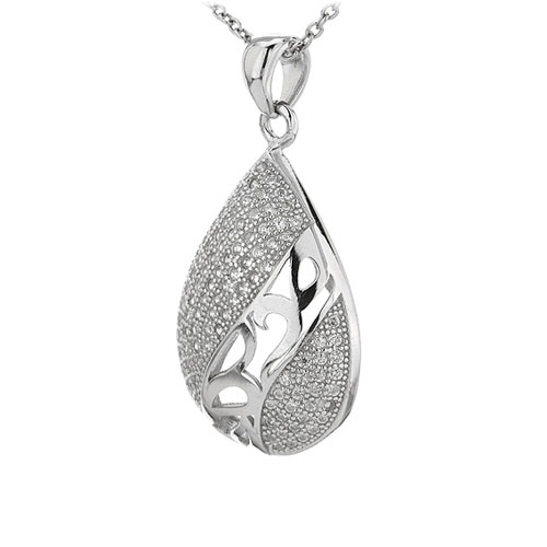 pendentif femme argent zirconium 8301091 pic2