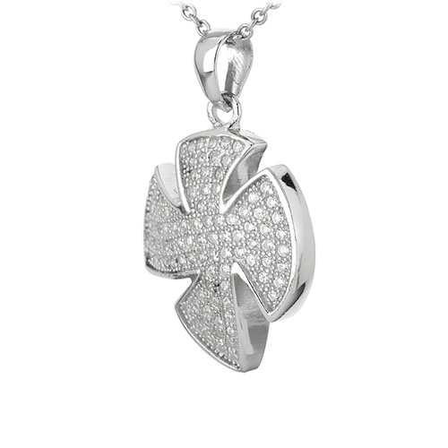 pendentif femme argent zirconium 8301092 pic2