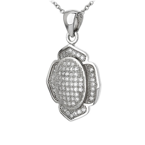 pendentif femme argent zirconium 8301093 pic2