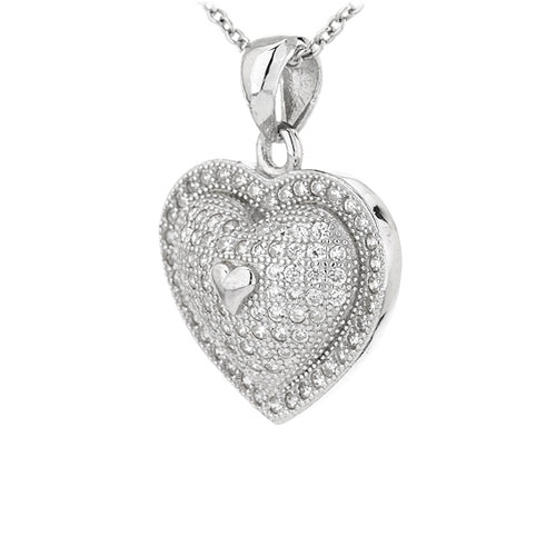 pendentif femme argent zirconium 8301094 pic2