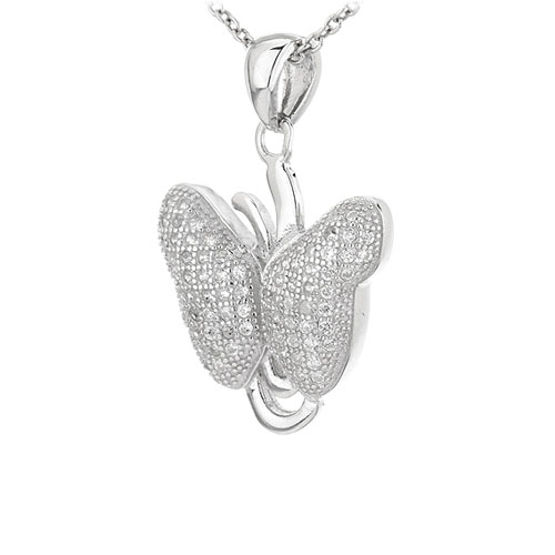 pendentif femme argent zirconium 8301097 pic2