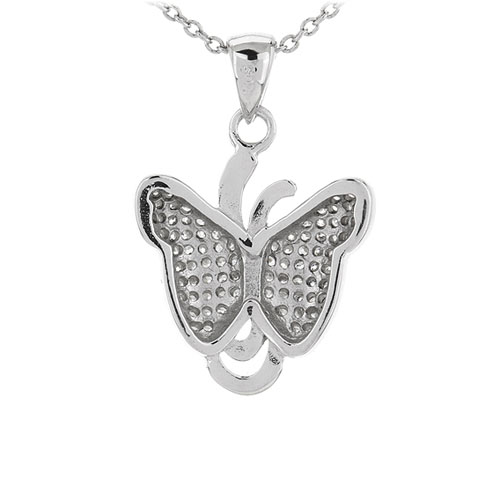 pendentif femme argent zirconium 8301097 pic3