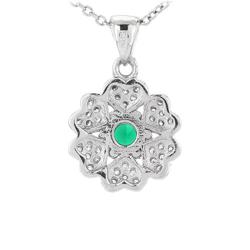 pendentif femme argent zirconium 8301117 pic3