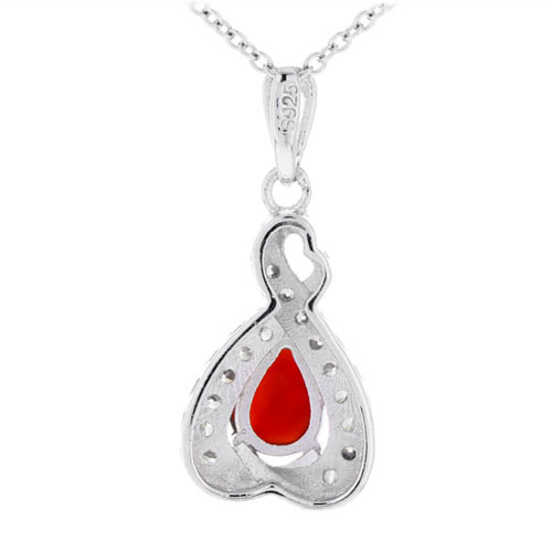 pendentif femme argent zirconium agate 8300386 pic3