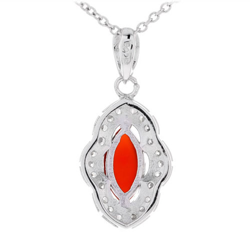 pendentif femme argent zirconium agate 8300387 pic3