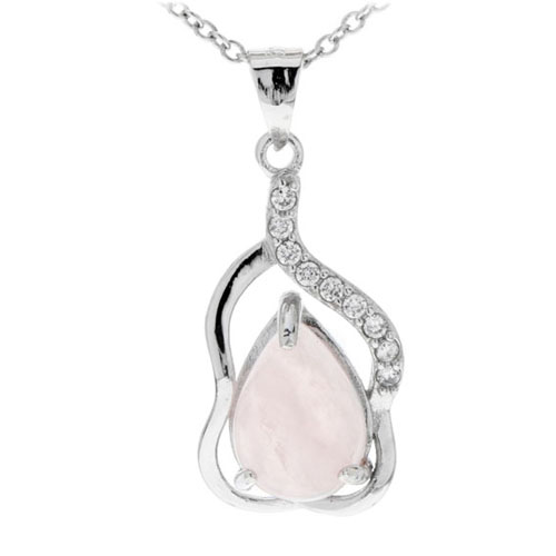 pendentif femme argent zirconium cristal 8300263