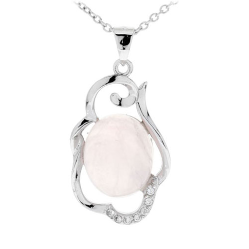 pendentif femme argent zirconium cristal 8300265