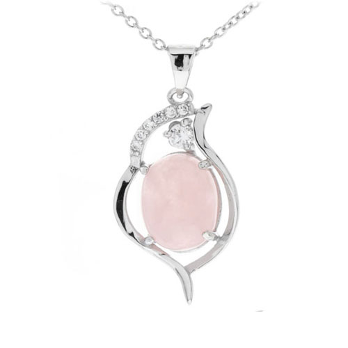 pendentif femme argent zirconium cristal 8300267