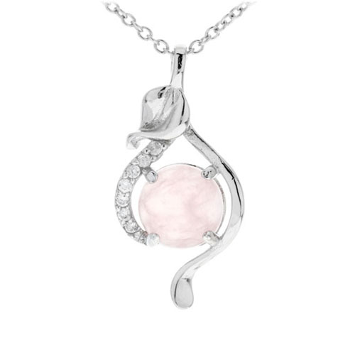 pendentif femme argent zirconium cristal 8300268