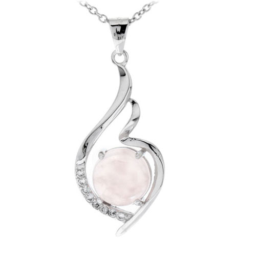 pendentif femme argent zirconium cristal 8300270