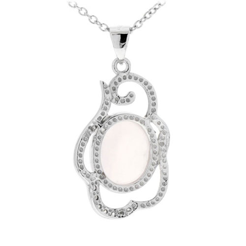 pendentif femme argent zirconium cristal 8300271 pic3