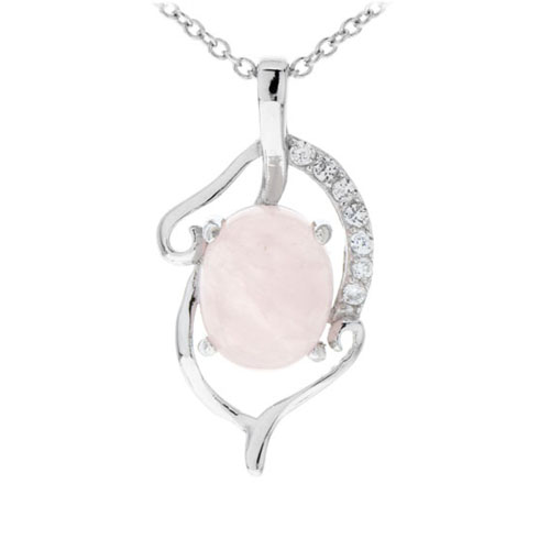 pendentif femme argent zirconium cristal 8300272