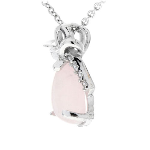 pendentif femme argent zirconium cristal 8300273 pic2