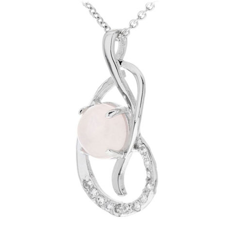 pendentif femme argent zirconium cristal 8300274 pic2